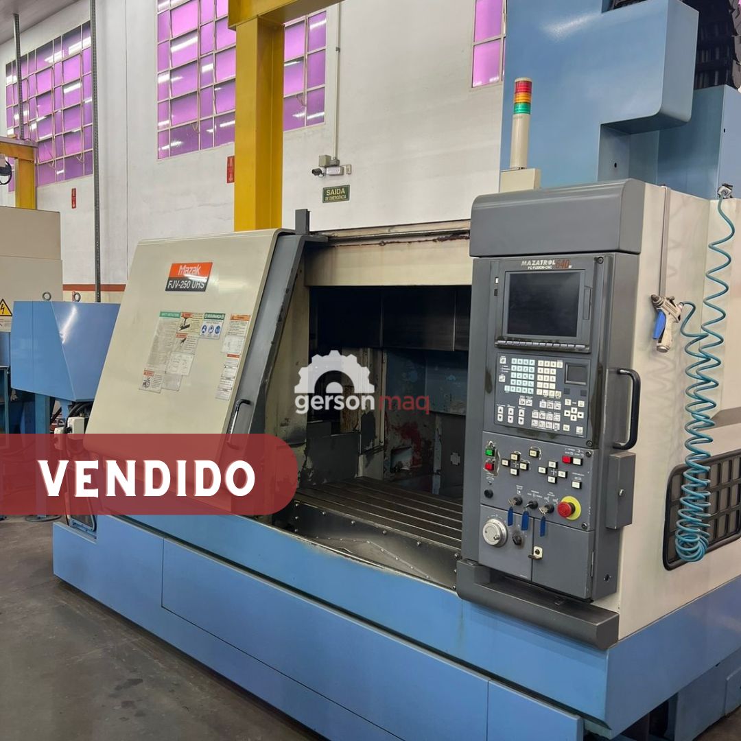 CENTRO DE USINAGEM HIGH SPEED MAZAK FVJ 250 H ANO 1998